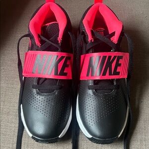 Nike Kids Black and Pink Sneakers